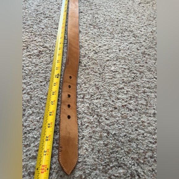 Brown‎ genuine leather belt main image 9